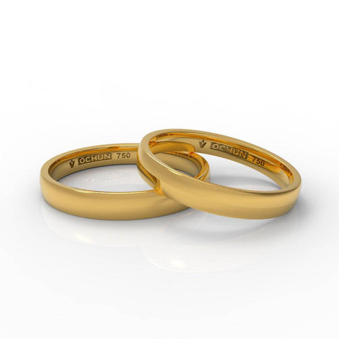 Aryeh Tríto - Anillos De Matrimonio Oro 18K - Ochun Joyeros - Ochun Joyeros